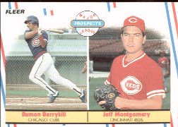 1988 Fleer Baseball Cards       642     Damon Berryhill/Jeff Montgomery RC